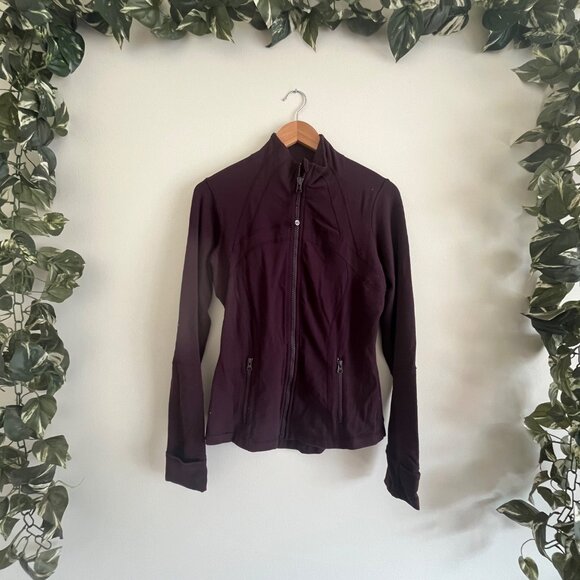 Lululemon Athletic Define Full Zip Jacket Purple Plum Women’s Size 8 - Picture 1 of 9
